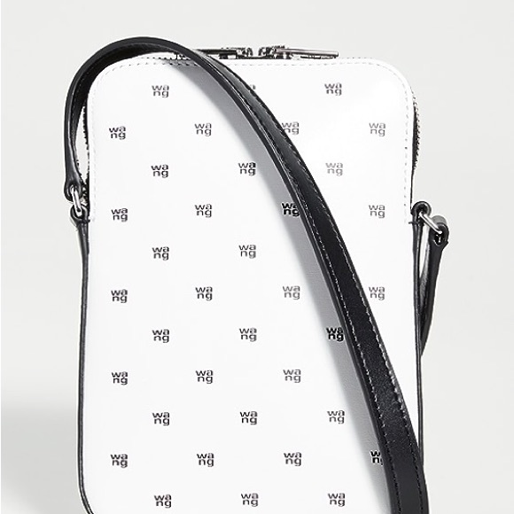 Alexander Wang Scout Rectangular Crossbody Bag, All-Over Logo - Picture 6 of 9